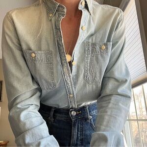 Denim & Supply Ralph Lauren Chambray Shirt | Size Small